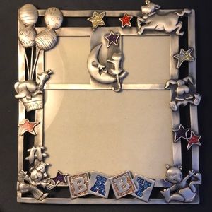 Pewter Baby Photo Frame